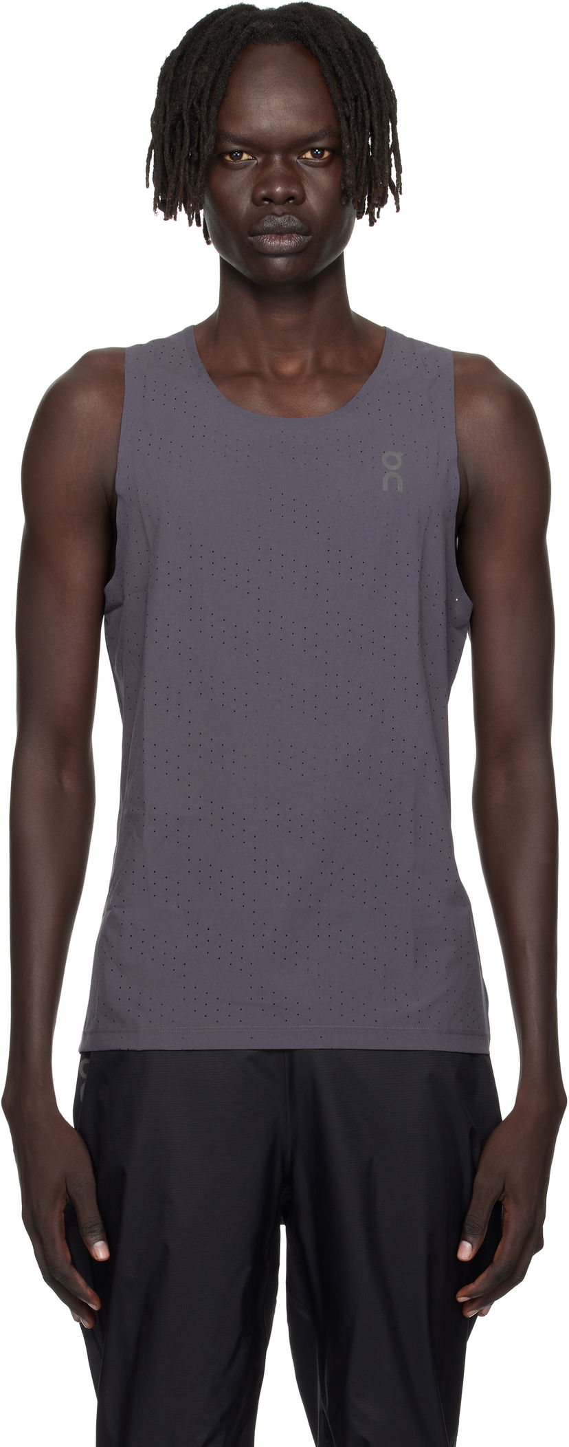Потник On Running Race Tank Top Сиво | 1MF10152343