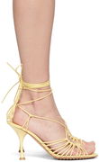 Lagoon Dot Heeled Sandals "Yellow"