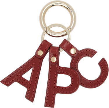 Ключодържатели A.P.C. A.P.C. Lettres 'A.P.C.' Leather Keychain Червено | PXCCK-F63656, 0