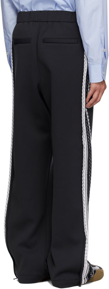 Панталони WOOYOUNGMI Wooyoungmi Knit Detail Track Pants Черно | W251PT17, 2