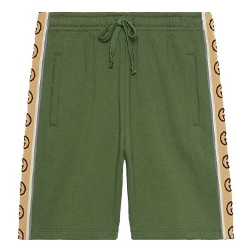 Къси панталони Gucci Gucci Knitted Cotton Shorts Зелено | 630715-XJBUW-3806, 0