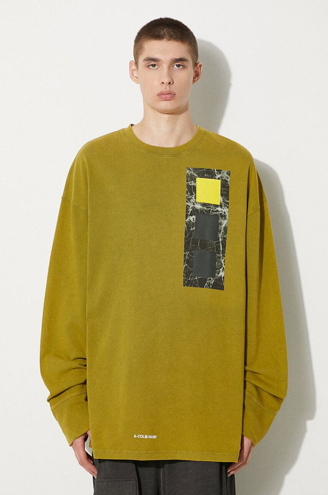 Relaxed Cubist Longsleeve T-shirt Print