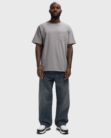 Тениска Carhartt WIP Short Sleeve Pocket T-Shirt Сиво | I030434-2LR.XX, 2