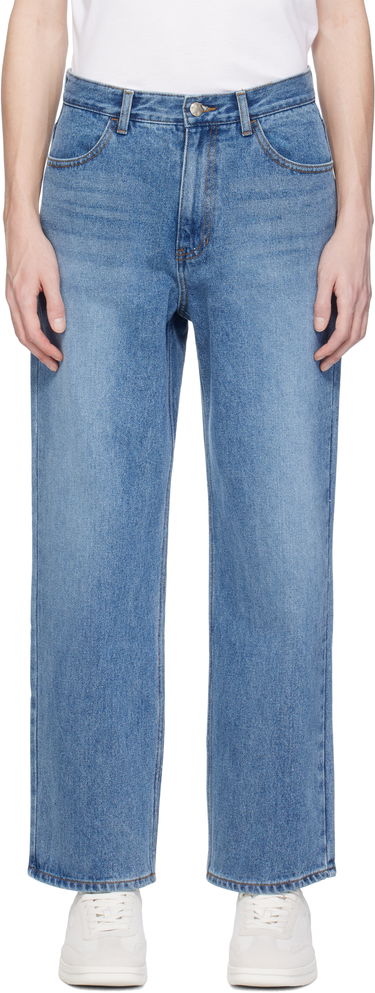 Дънки ADER ERROR ADER error Sig; TRS Tag 01 Jeans Синьо | BO42FYJE0101SB, 0