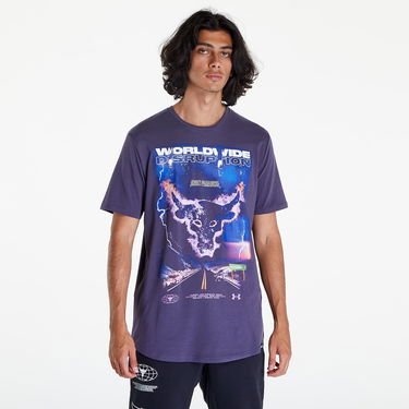 Тениска Under Armour Project Rock WWE Disruption Лилаво | 1373747-558, 1
