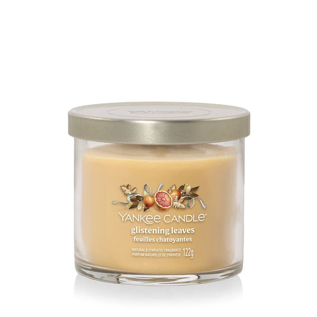 Signature Tumbler Candle Small Glistening Leaves