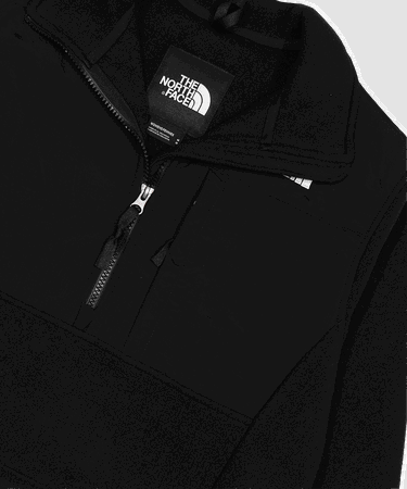 Ветровка The North Face Denali Fleece Cropped Jacket Черно | NF0A7WXYJK3, 3