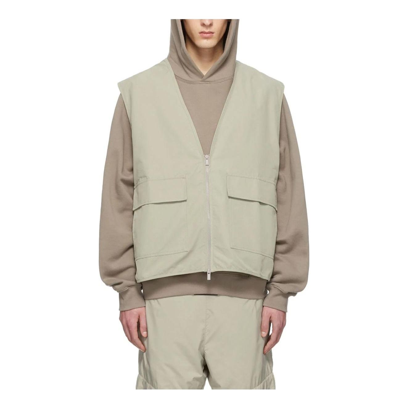 Жилетка Fear of God Essentials Cotton Vest Зелено | FOG-SS22-499, 0