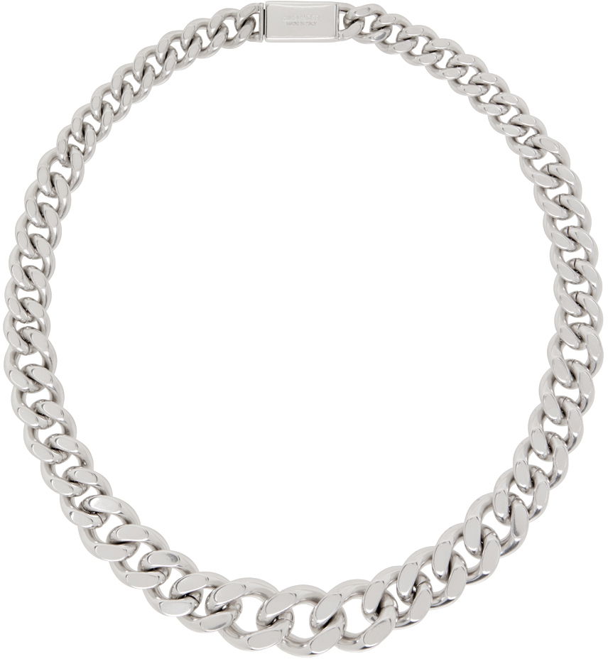 Колие Jil Sander Silver Chain Necklace Металик | J30UU0060_P6959, 0