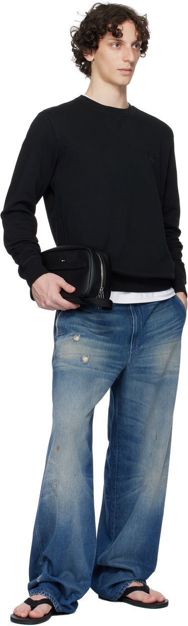 Чанта за пътуване BOSS BOSS Pebble-Grained Wash Bag Черно | 50548020, 3
