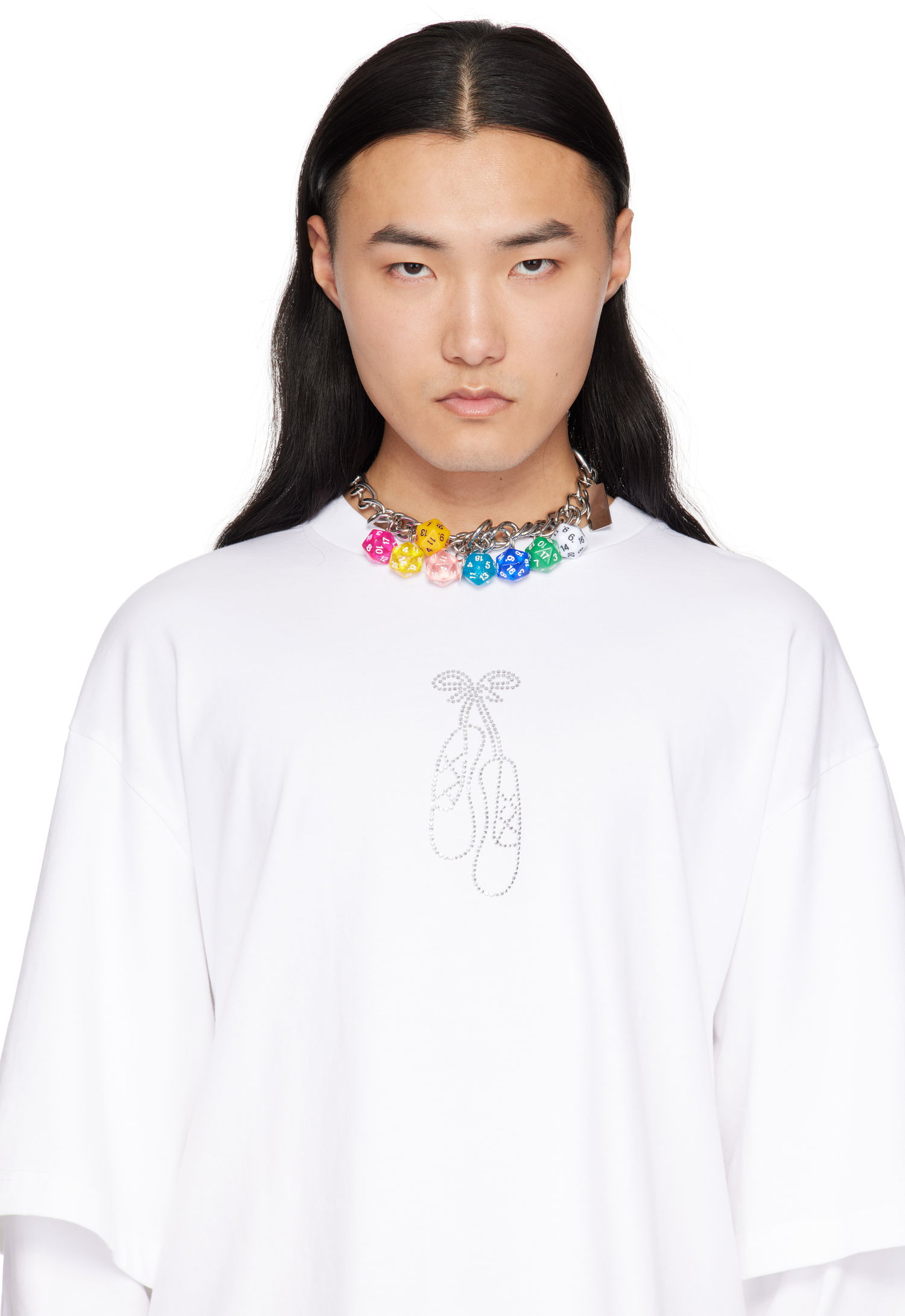 Колие Chopova Lowena Chopova Lowena Dice Charm Chain Necklace Многоцветен | 6599, 1