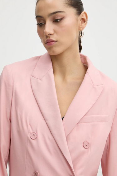 Яке Fiorucci Fiorucci Double-Breasted Blazer Розово | W01FMBDO059WO01PN02, 3