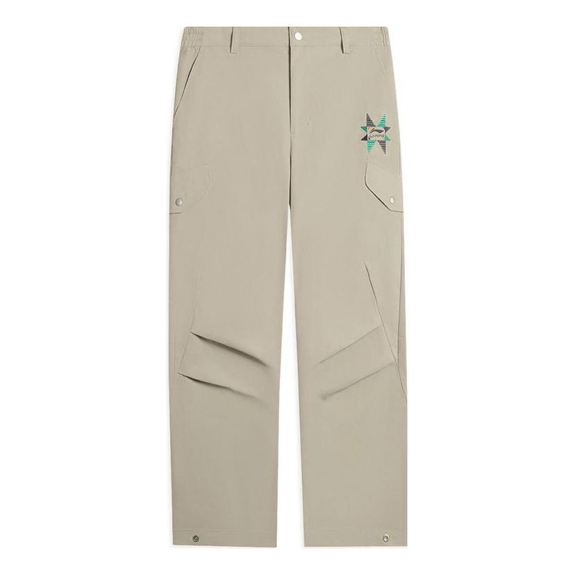 Карго панталони Li-Ning Classic Cargo Pants Бежово | AKXSB41-2
