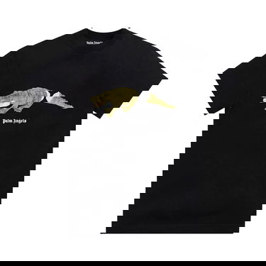 Тениска Palm Angels Croco Classic Tee Черно | PMAA001C99JER0021055, 1