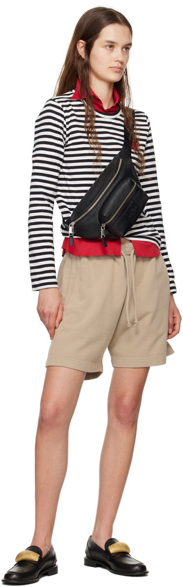 Чанта за кръста Marc Jacobs Marc Jacobs 'The Leather' Belt Bag Черно | 2R3HBB028H02, 3