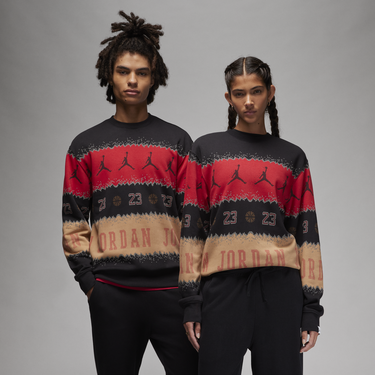 Суитчър Jordan Essentials Holiday Fleece Crew Многоцветен | FD7463-687, 3