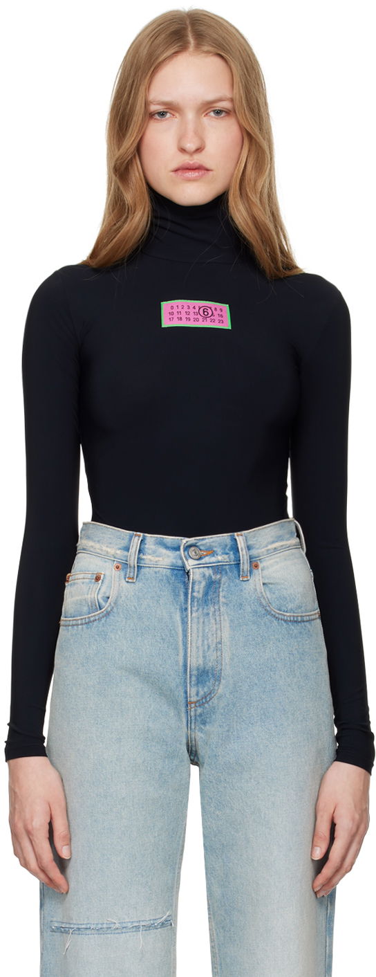 боди Maison Margiela Jersey Bodysuit Черно | S62NA0075 M20039, 0