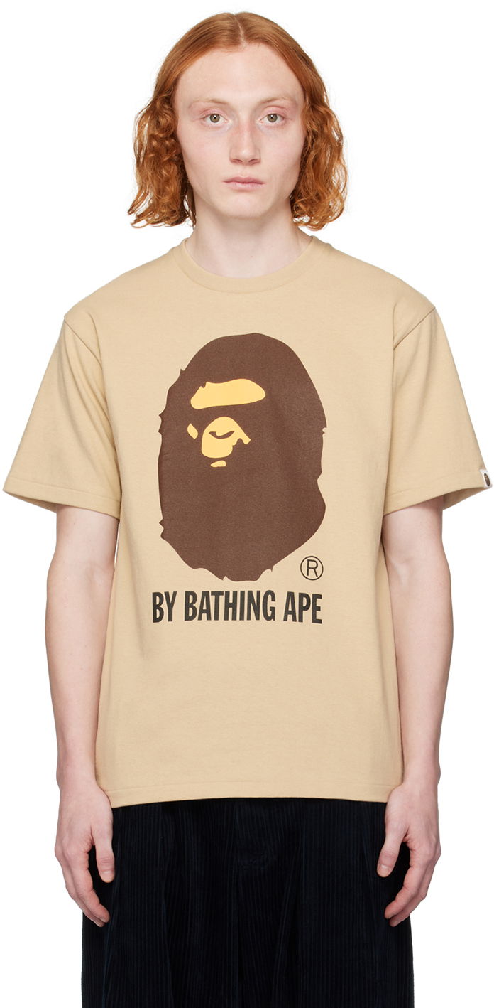 Тениска BAPE 'By Bathing Ape' T-Shirt Бежово | 001TEJ801002M, 0