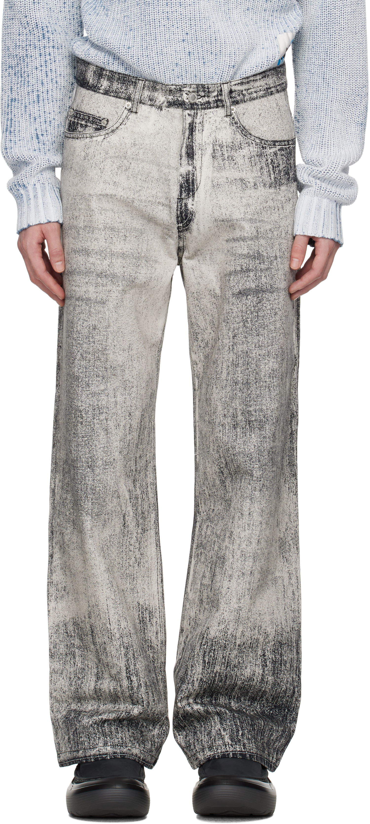 Дънки Camper Camperlab Paint Print Jeans Сиво | AU00022-001, 0