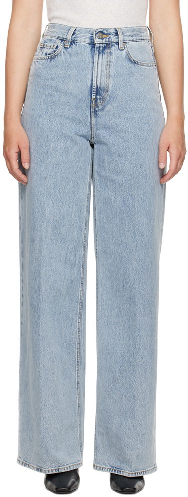 Дънки TOTEME Wide Leg Jeans Синьо | 242-WRB2426-FB0045, 0