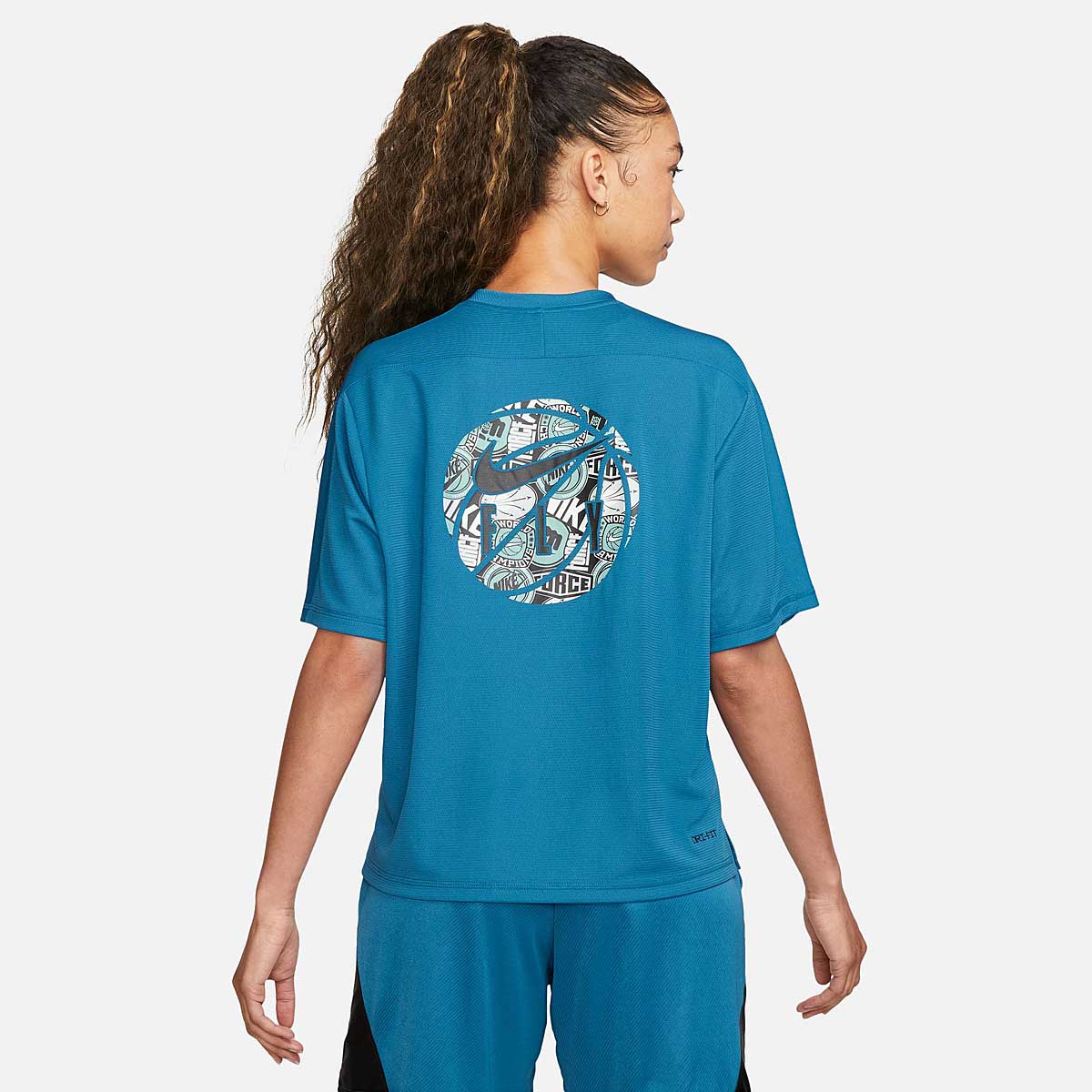 Тениска Nike Dri-FIT Warmup Tee Тюркоазено | FB7992-457, 1