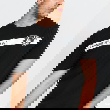 Тениска New Era NBA Team Logo Tee Nets Черно | 12827198, 2