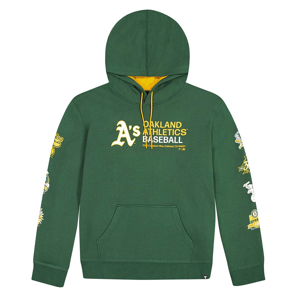 Суитчър Fanatics Oakland Athletics Fleece Hoodie Зелено | 004T-2019-FZ-0GI, 1