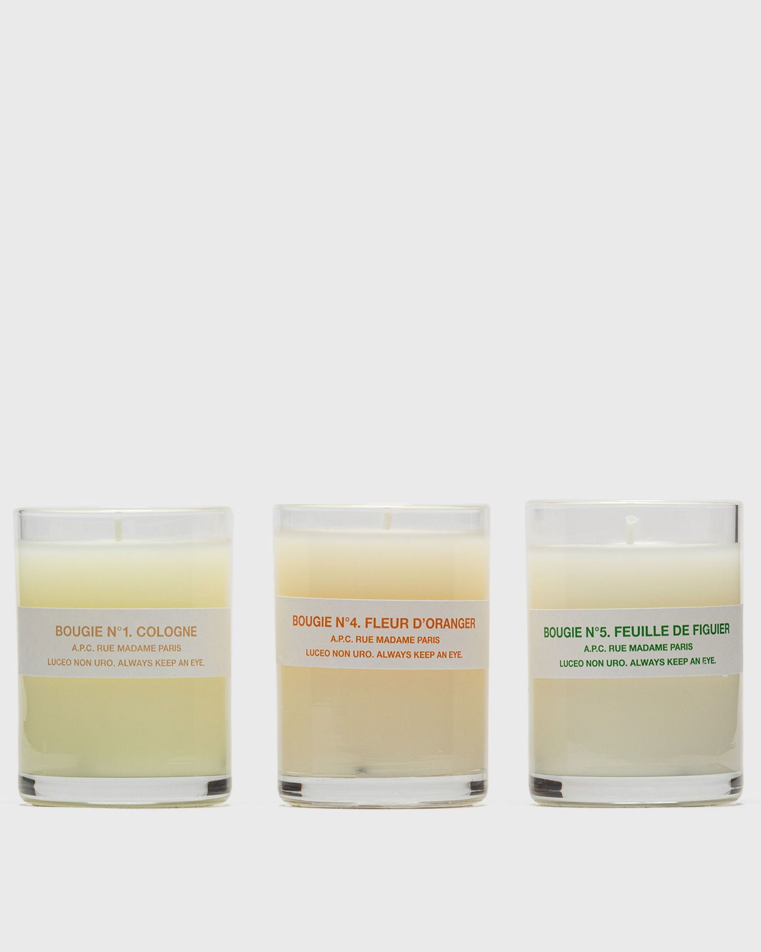 Свещи A.P.C. Kit 3 Home Fragrance Бяло | YBZAA-M84002-VAZ, 0