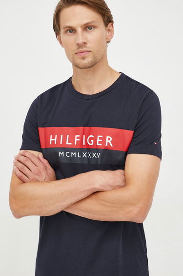 Тениска Tommy Hilfiger Two Tone T-Shirt Тъмно синьо | MW0MW28222.9BYY, 0