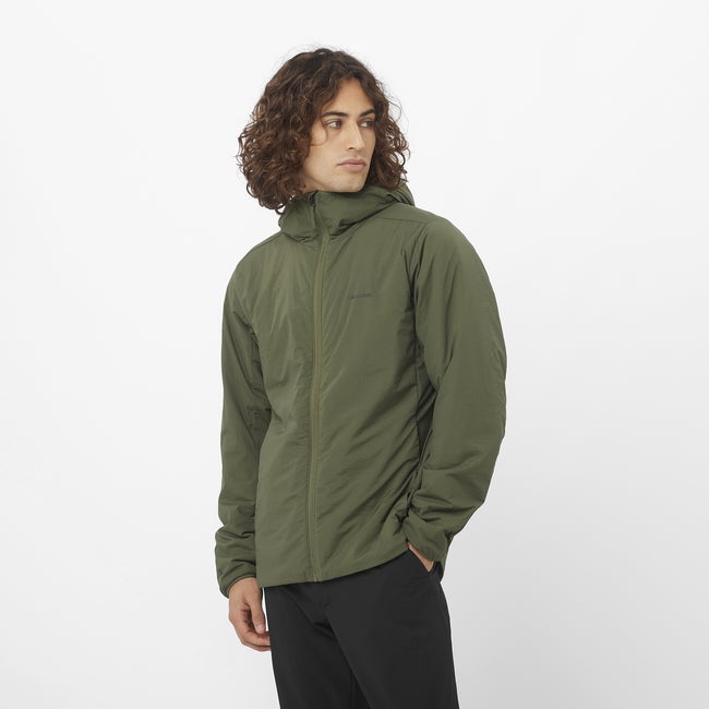 Ветровка Salomon Flex Hooded Jacket Зелено | LC2473600, 0