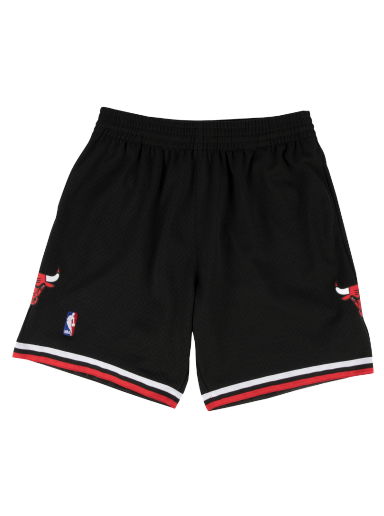 Къси панталони Mitchell & Ness Chicago Bulls NBA Swingman Shorts Черно | SMSHAC18023-CBUBLCK97