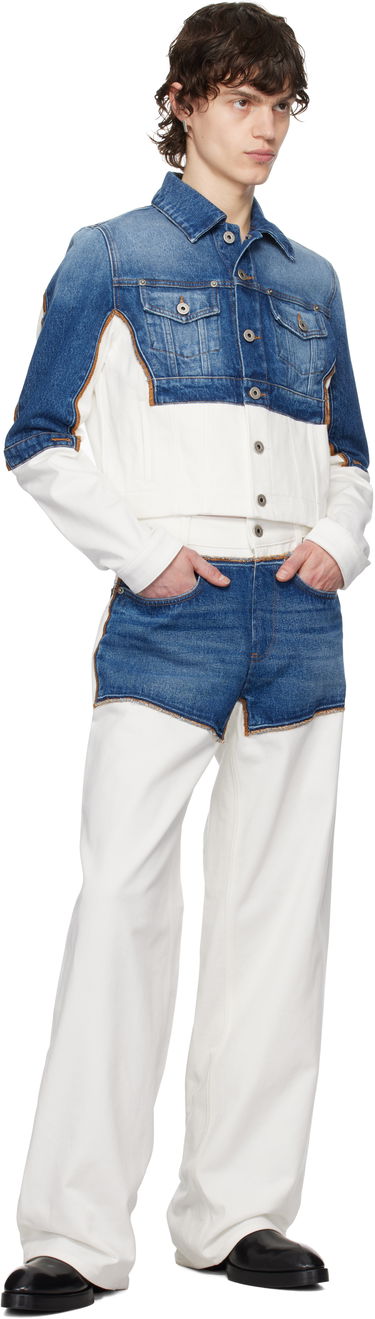 Яке Jean Paul Gaultier Jean Paul Gaultier 'The Petit Grand' Cropped Denim Jacket Синьо | 25/33-F-VE090-D018-0357, 3