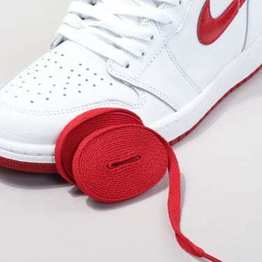 Кецове и обувки Jordan Air Jordan 1 Retro High OG "Metallic Red" Бяло | 555088-103, 4