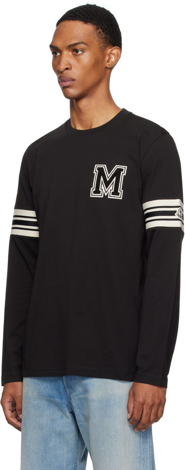 Тениска Moncler Moncler Archivio Long Sleeve T-Shirt Черно | K20918D0000589AYY, 3