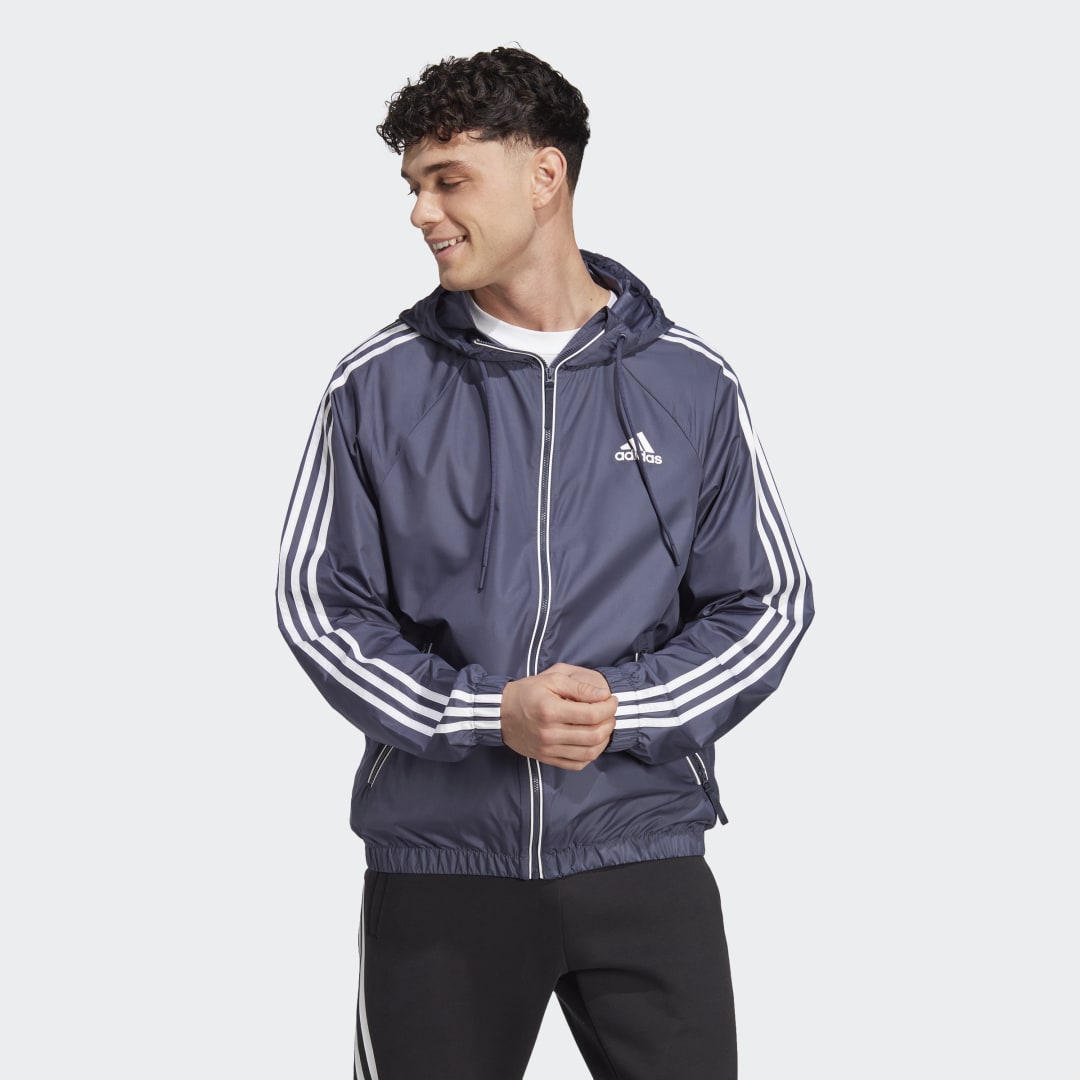 Ветровка adidas Performance BSC 3-Stripes Wind Jacket Тъмно синьо | HT8753, 0