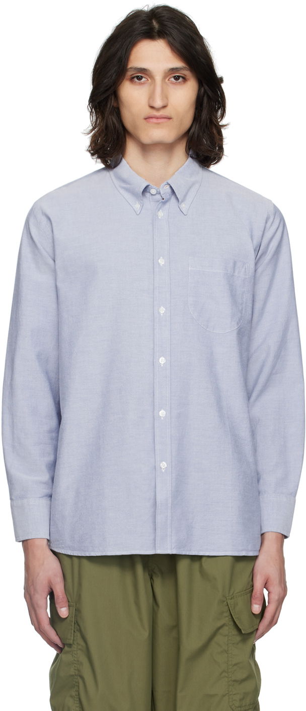 Риза Universal Works Universal Works Daybrook Oxford Shirt Синьо | 30672, 0