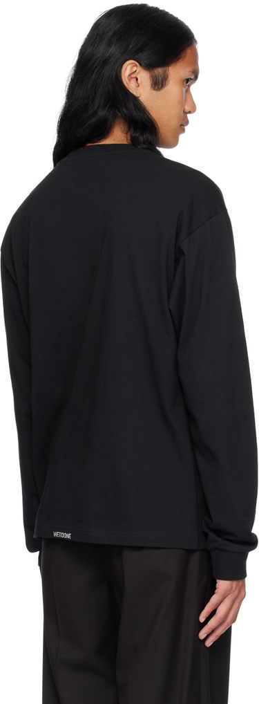 Тениска We11done Pearl Bear Long Sleeve T-Shirt Черно | WD-TT2-24-781-U-BK, 2