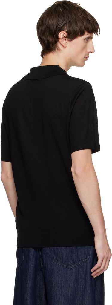 Поло тениска Paul Smith Paul Smith Merino Wool Short Sleeve Polo Черно | M1R-529Z-T02093-79, 2