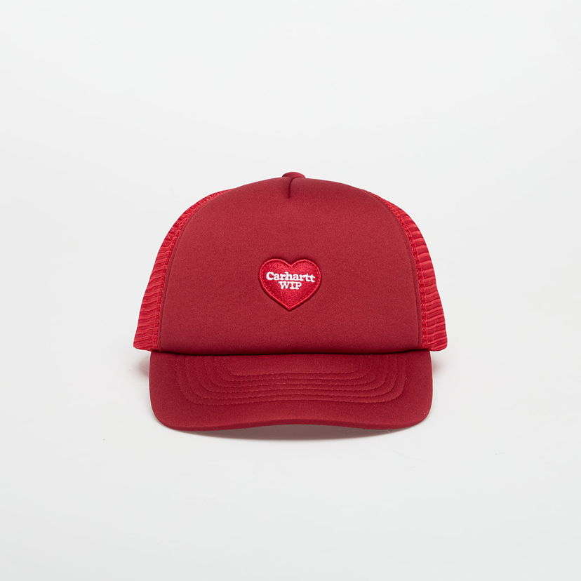 Шапка с козирка Carhartt WIP Heart Patch Trucker Cap Universal Червено | I035250.H8XX
