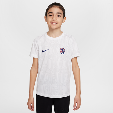 Фланелка Nike Chelsea FC Academy Pro Dri-FIT Pre-Match Soccer T-Shirt Бяло | HJ8068-101, 4