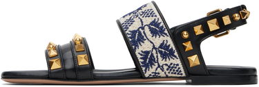Облекло Valentino Valentino Garavani County Grape Embroidery Sandals Черно | 6W2S0LP2CQL, 2
