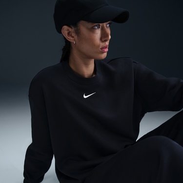 Пуловер Nike Sportswear Phoenix Fleece Crewneck Sweatshirt Черно | FZ4270-010, 4