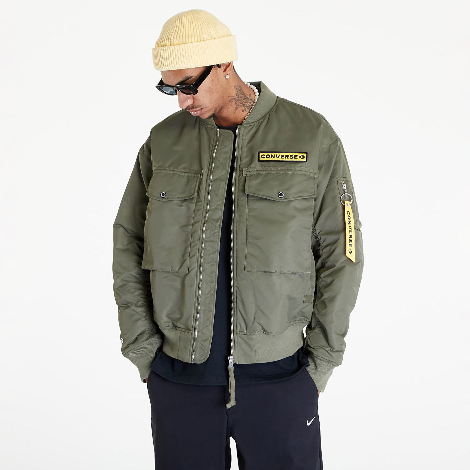 Яке бомбър Converse Military Pack Ma-1 Bomber Jacket Зелено | 10023761-A01, 0