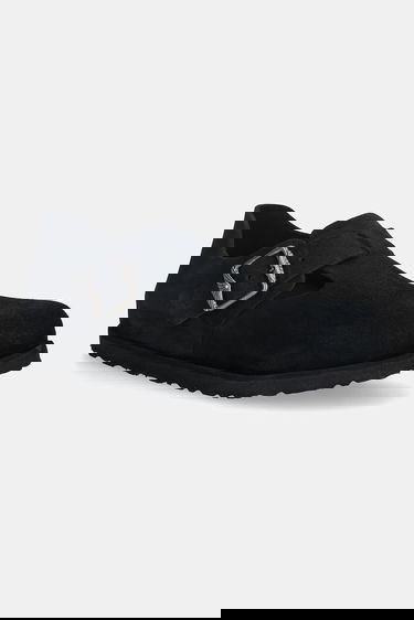 Кецове и обувки Birkenstock 1774 London Art Deco LEVE Suede Buckle Shoe with Flat Heel Черно | 1031960, 0