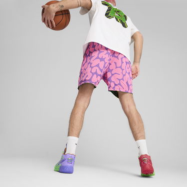 Тениска Puma PUMA x TMNT Reversible Basketball Shorts Бяло | 630931_01, 3