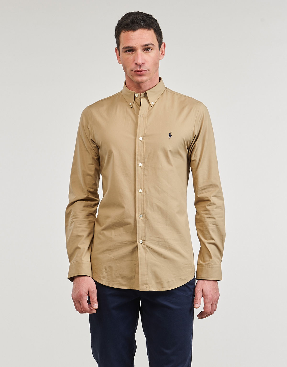 Риза Polo by Ralph Lauren Shirt Бежово | 710929348002, 1