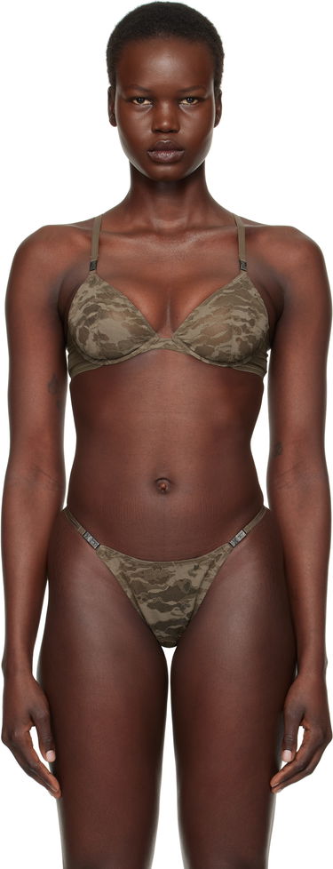 Сутиен Diesel Camo Lace Plunge Bra Зелено | A15644 0LKBX, 0