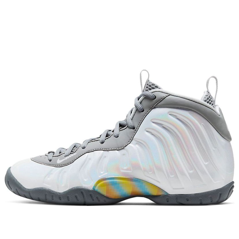 Кецове и обувки Nike Little Posite One 'Rainbow Pixel' Бяло | CU1054-001