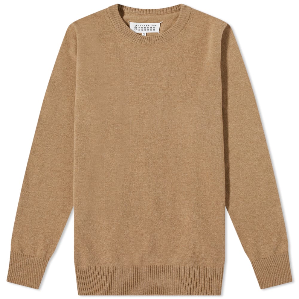 Пуловер Maison Margiela Classic Crew Knit Кафяво | S50HA1069-S17993-124M, 0