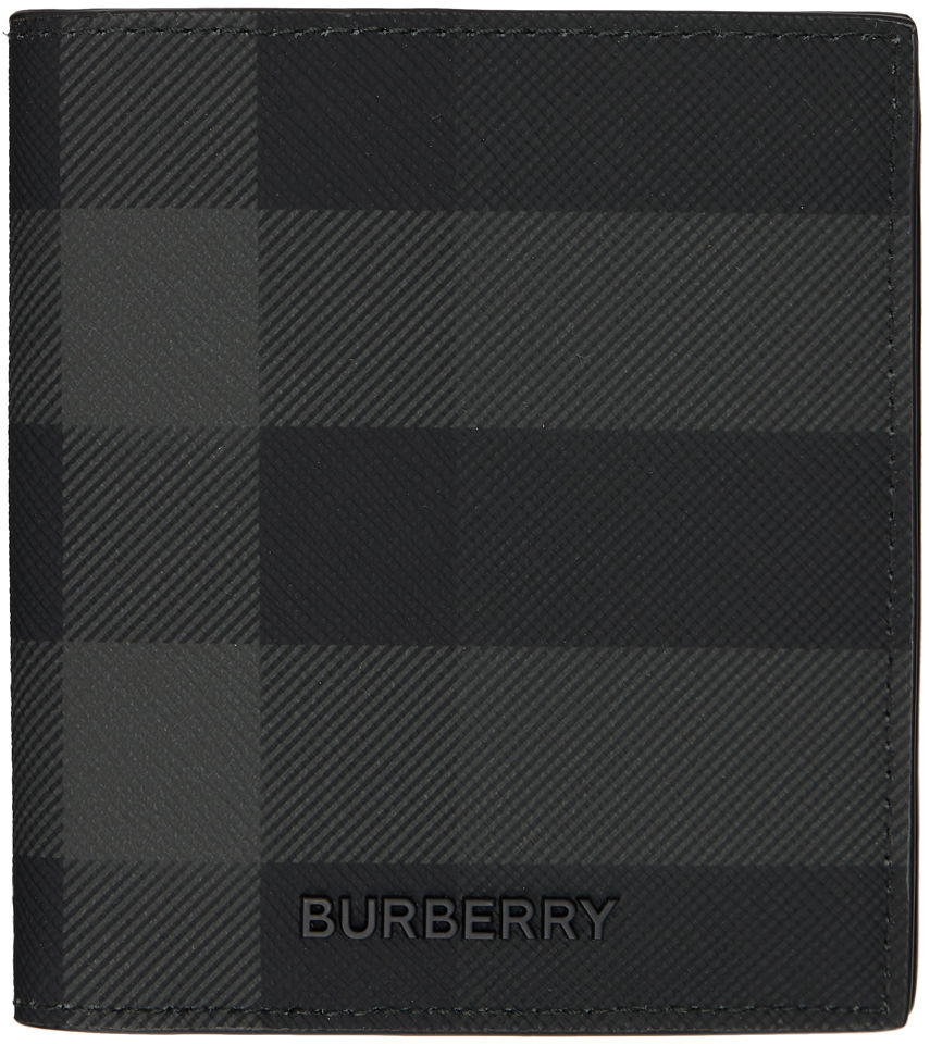 Портфейл Burberry Check Bifold Wallet Черно | 8073276, 0